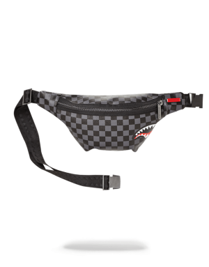 SHARKS IN PARIS BLACK CHECKERED EDITION CROSSBODY