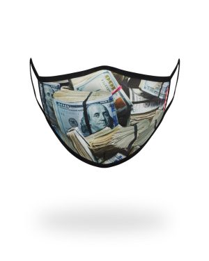 MONEY WHERE UR MOUTH IS FORM-FITTING MASK
