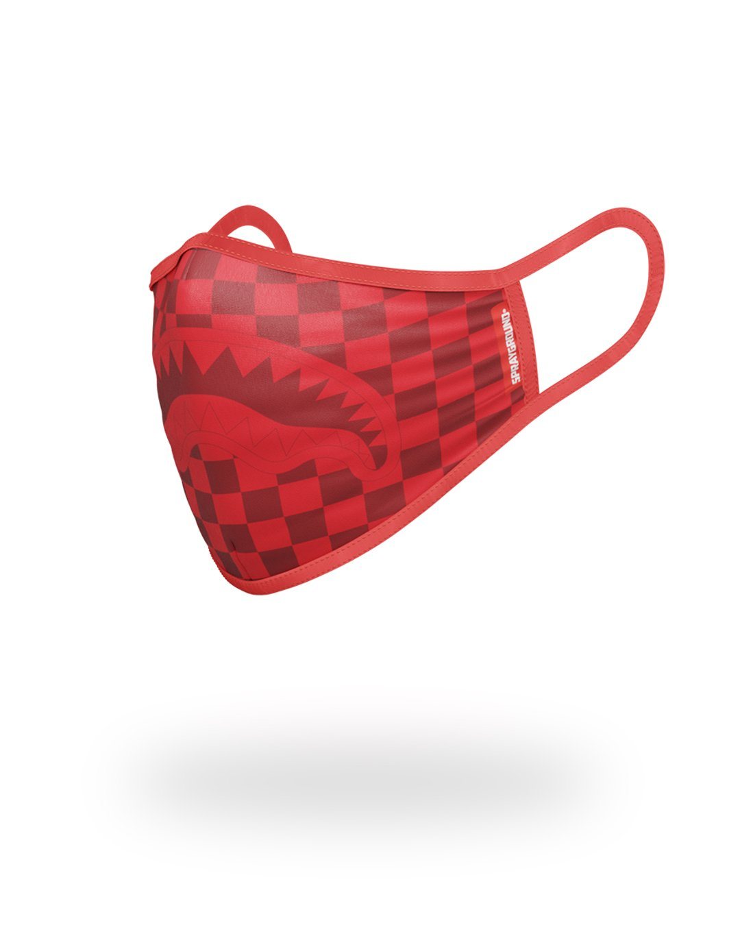 SHARKS IN PARIS RED FORM-FITTING MASK - Image 2