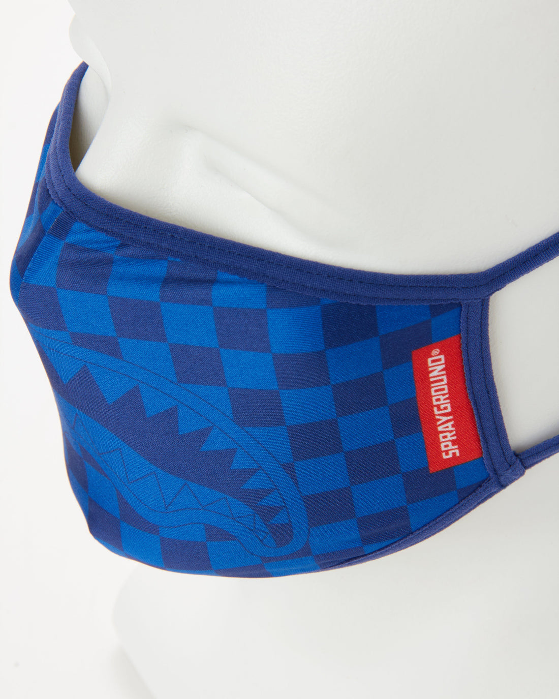 SHARKS IN PARIS BLUE FORM-FITTING MASK - Image 3