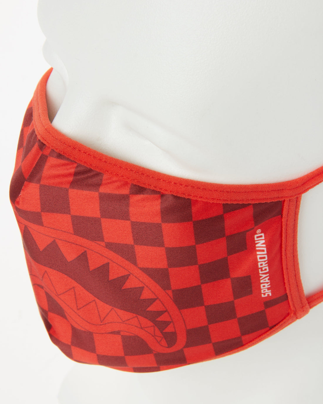 SHARKS IN PARIS RED FORM-FITTING MASK - Image 3