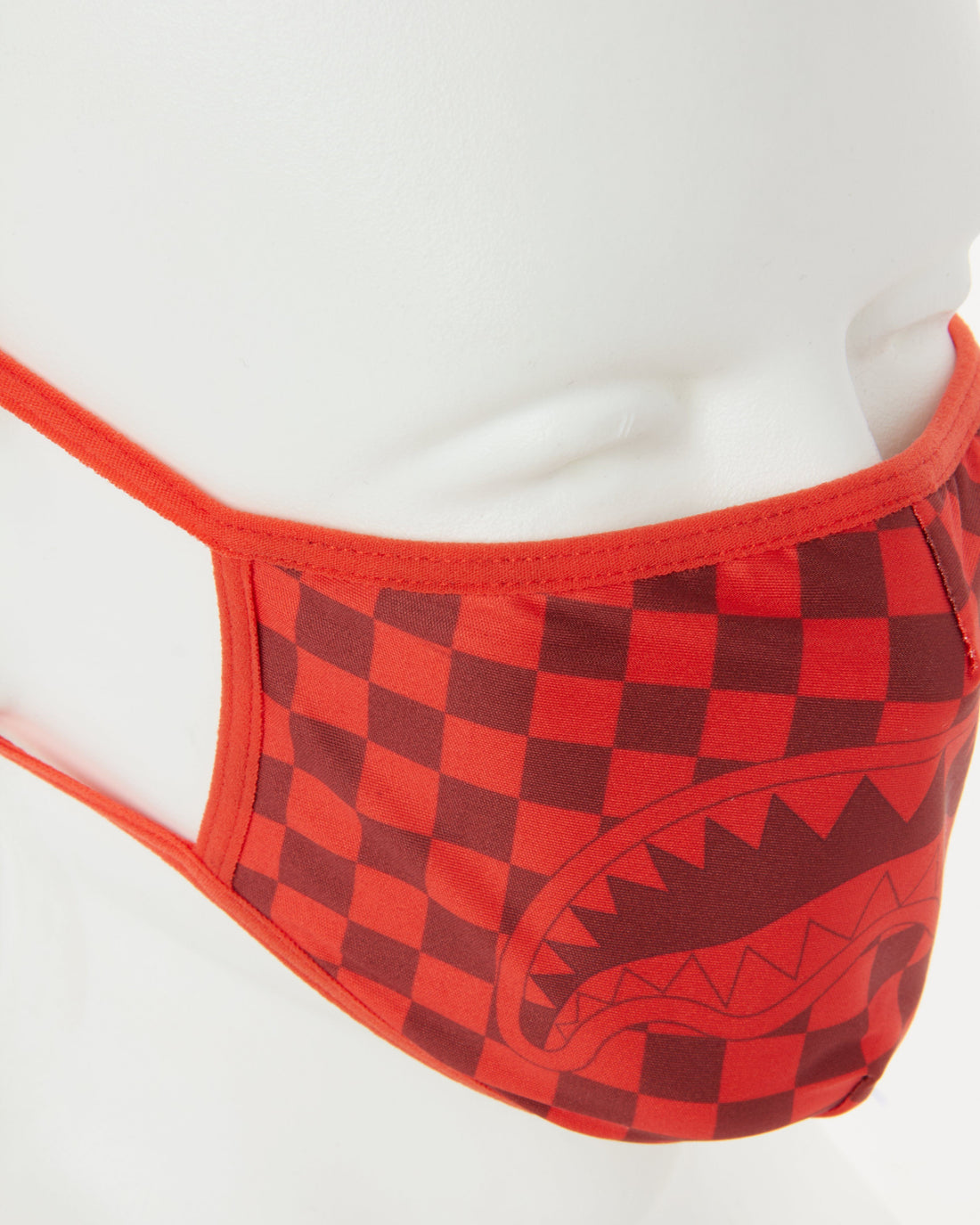 SHARKS IN PARIS RED FORM-FITTING MASK - Image 4
