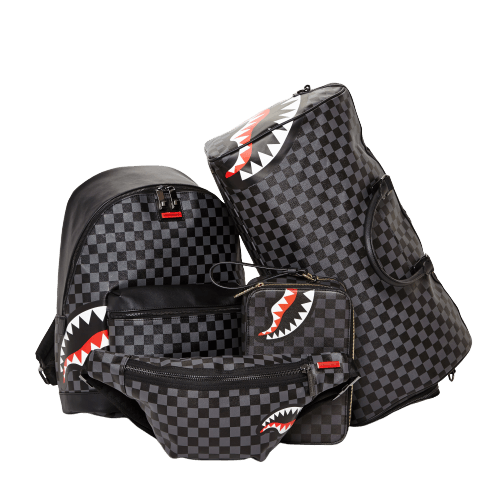 SHARKS IN PARIS BLACK CHECKERED EDITION CROSSBODY - Image 5