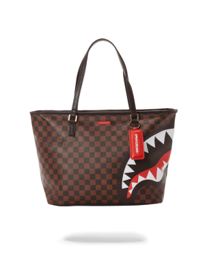 CHECKS IN CAMOFLAUGE TOTE