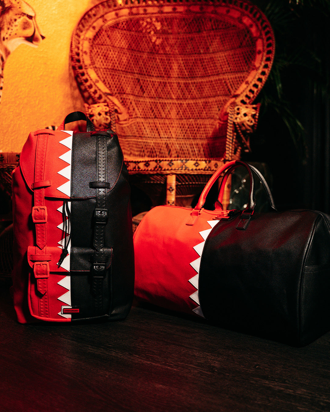 VERTICAL SHARK CUT SEW HILLS BACKPACK - Image 4
