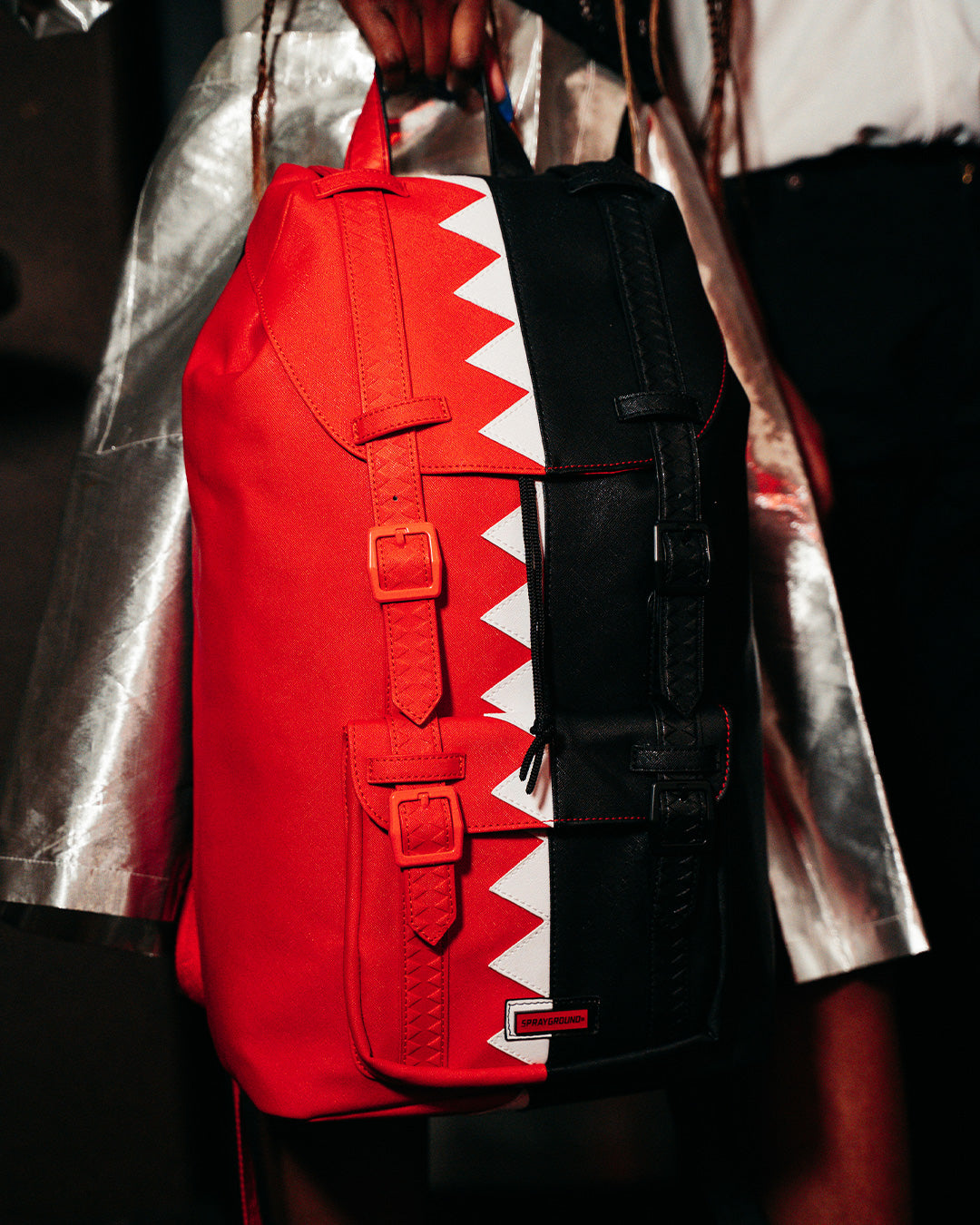 VERTICAL SHARK CUT SEW HILLS BACKPACK - Image 6