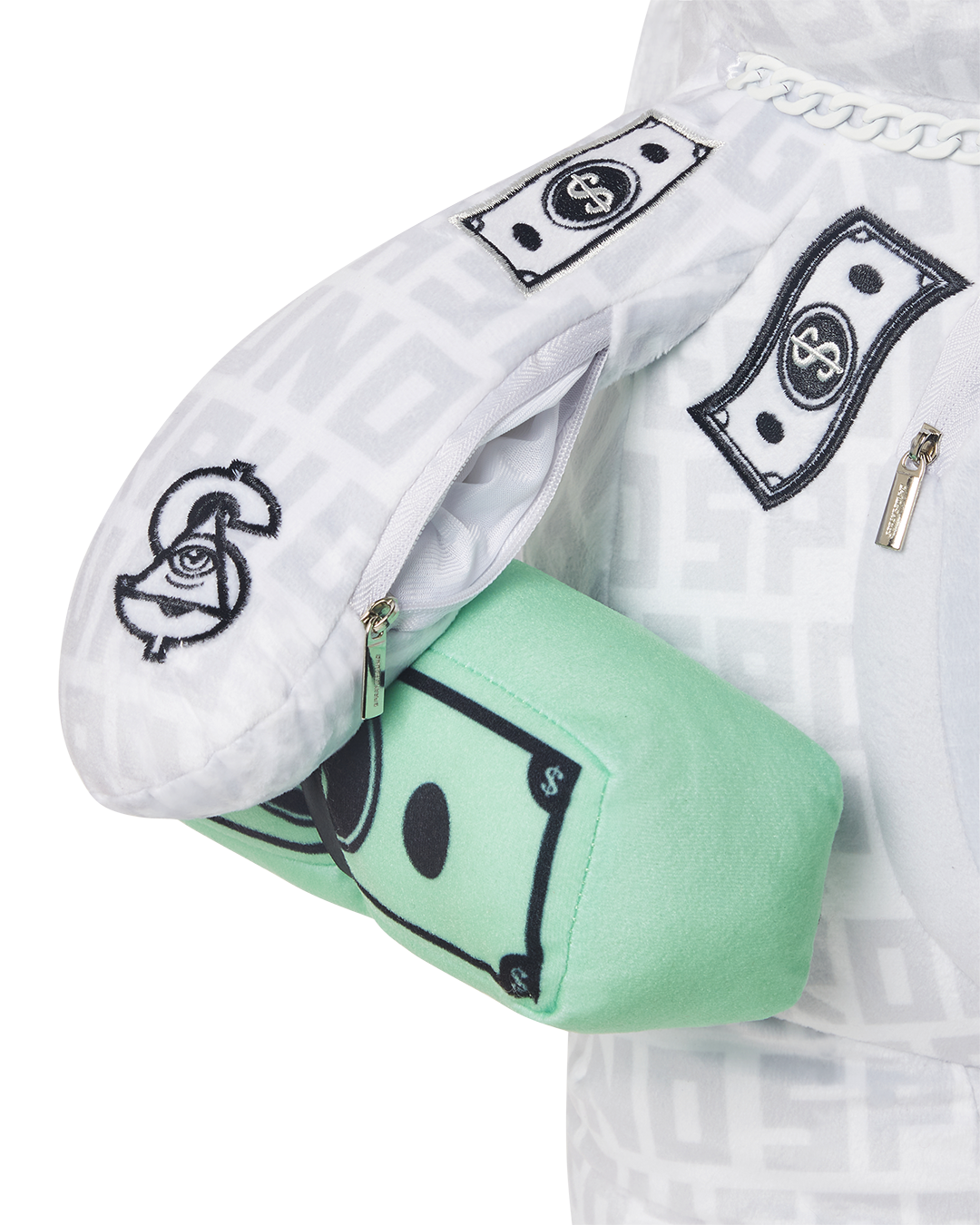 SPLIT THE CHECK PEARL MONEYBEAR TEDDYBEAR BACKPACK - Image 9
