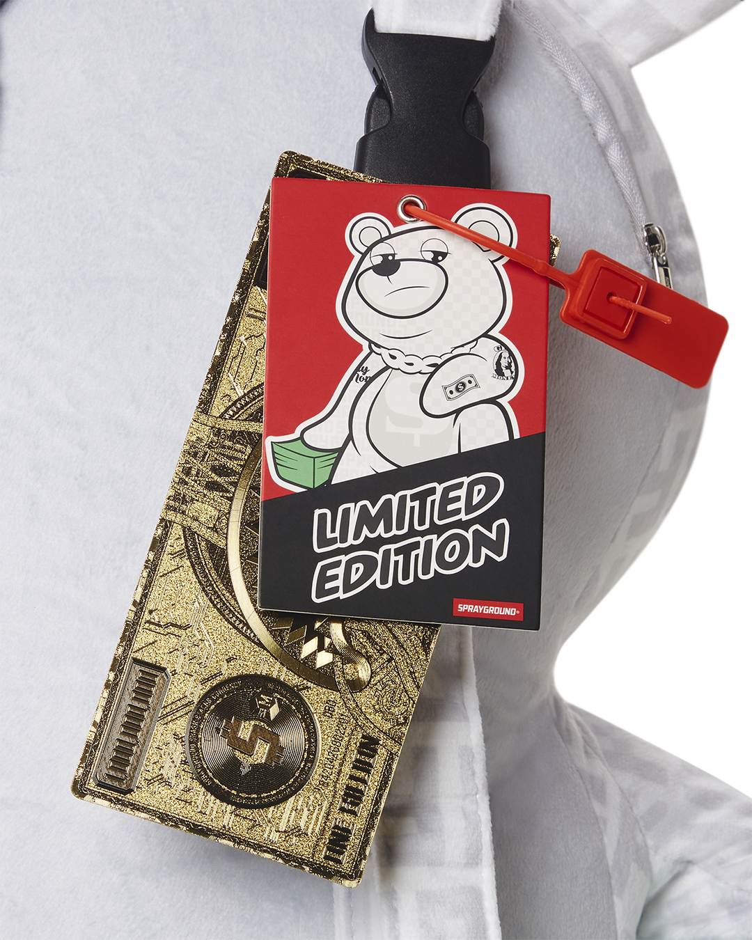 SPLIT THE CHECK PEARL MONEYBEAR TEDDYBEAR BACKPACK - Image 15
