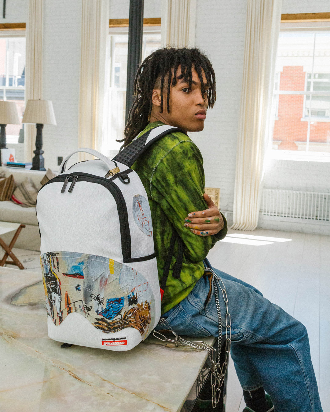 OFFICIAL BASQUIAT ACQUE PERICOLOSE 1981 BACKPACK DLXV - Image 2