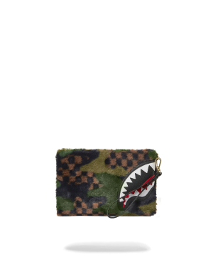 BIG SKY FUR SHARK CROSSOVER CLUTCH