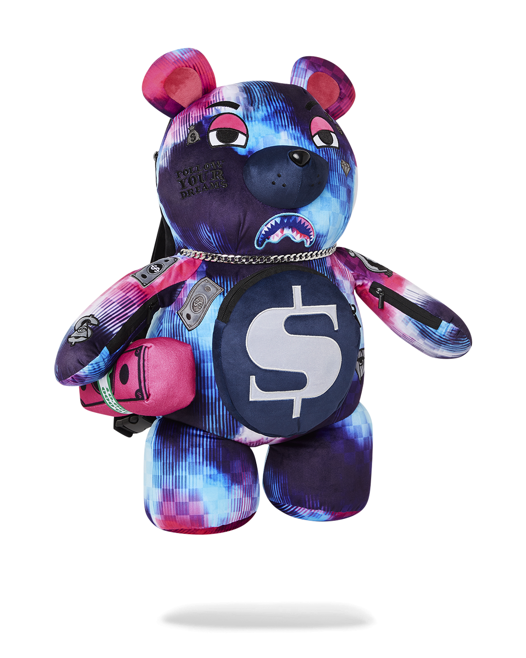 SHARKCLUB ELECTRONICA MONEYBEAR TEDDYBEAR BACKPACK - Image 3