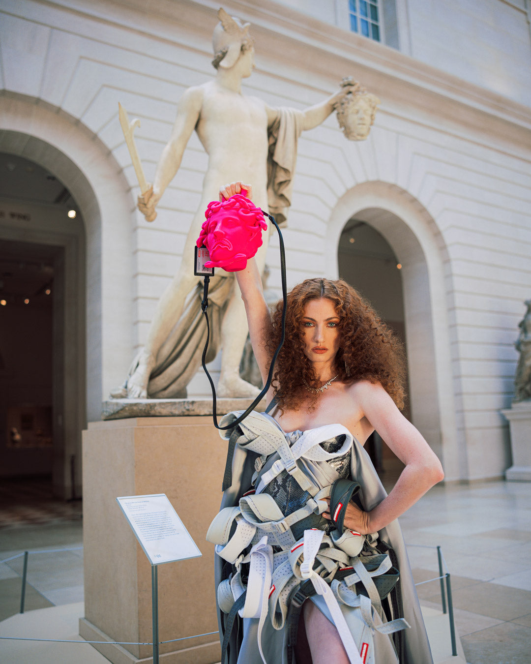 THE MET CANOVA MEDUSA HANDBAG PINK - Image 6