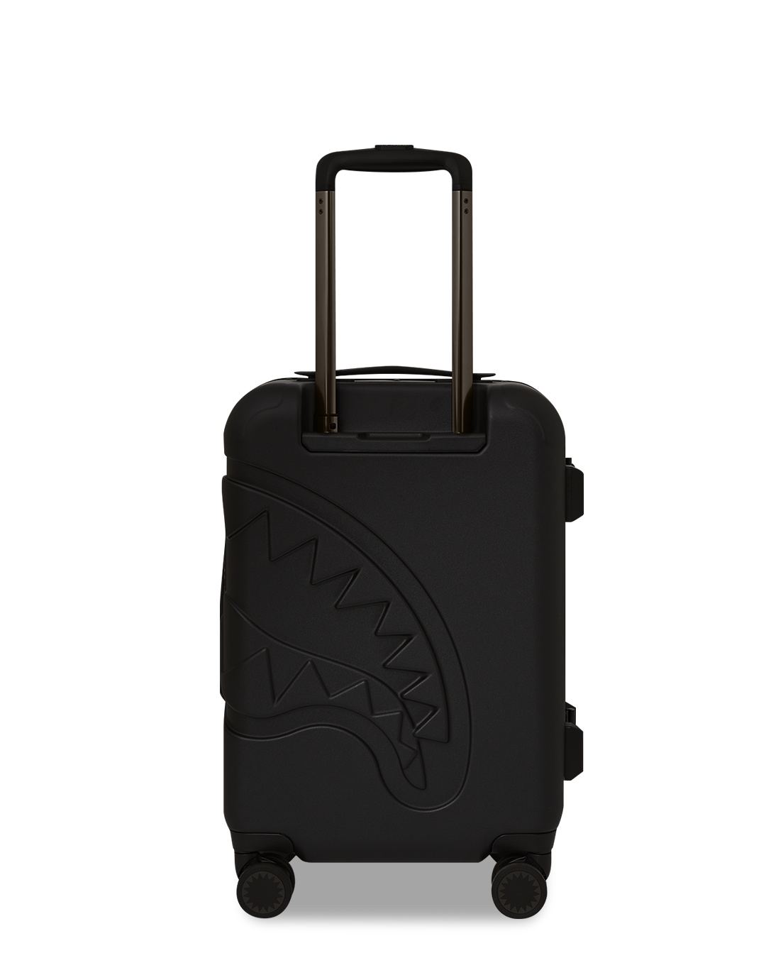 REALITY CHECK SHARKITECTURE CARRY-ON JETBLACK LUGGAGE GUNMETAL HARDWARE - Image 5
