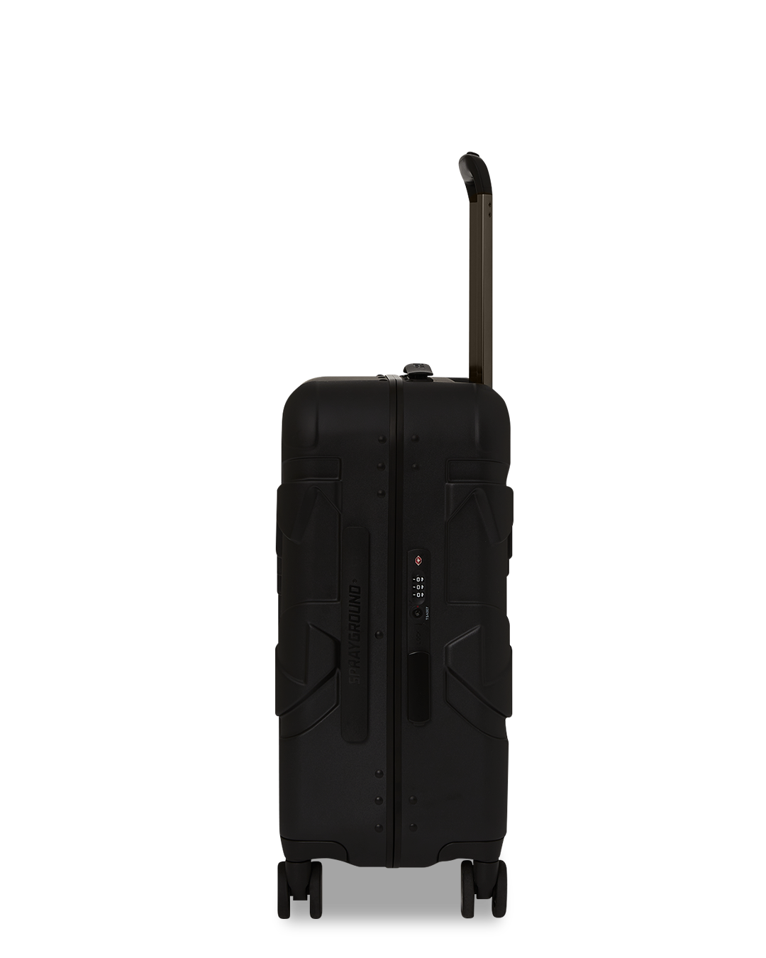 REALITY CHECK SHARKITECTURE CARRY-ON JETBLACK LUGGAGE GUNMETAL HARDWARE - Image 7