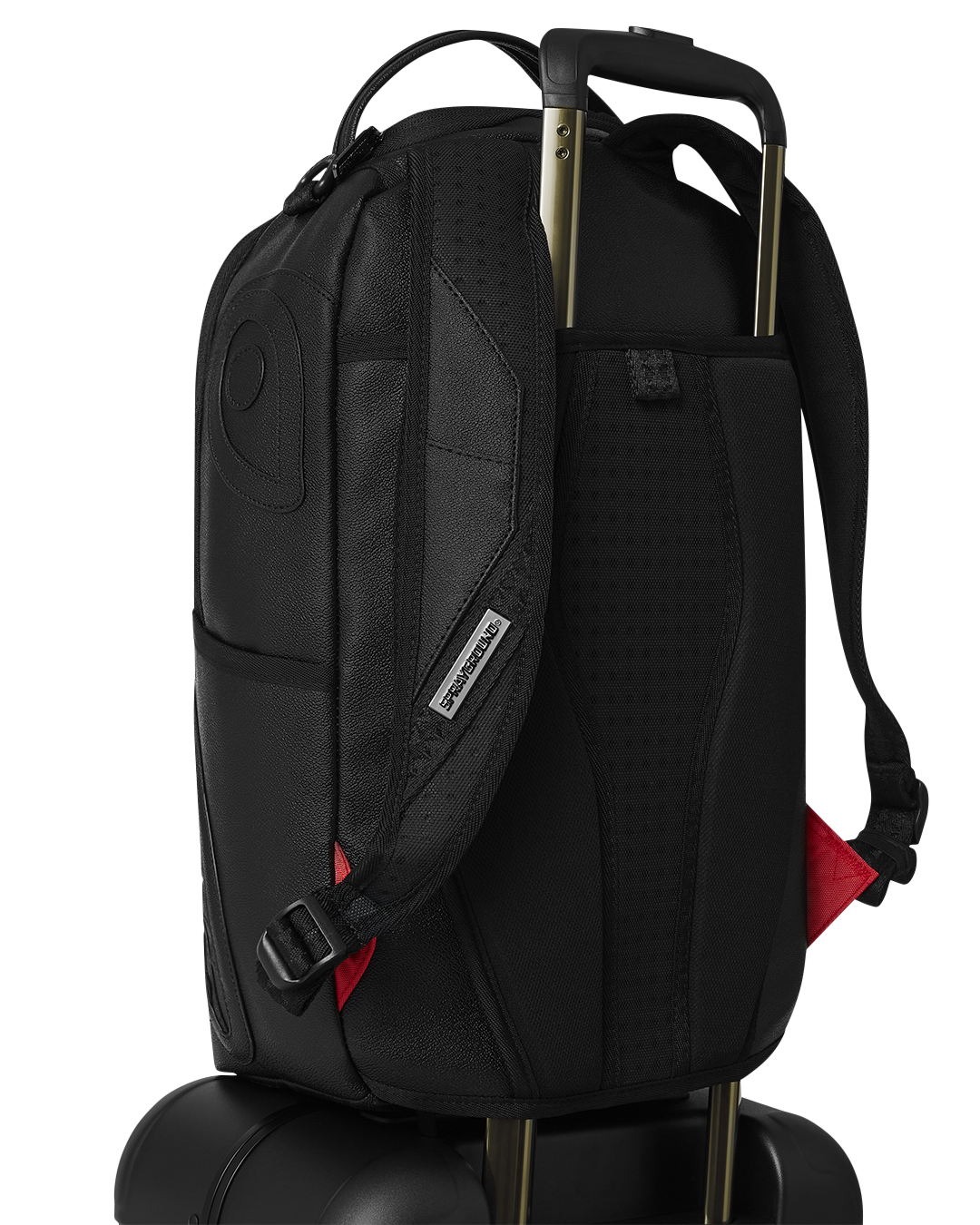 REALITY CHECK SHARKITECTURE CARRY-ON JETBLACK LUGGAGE GUNMETAL HARDWARE - Image 13