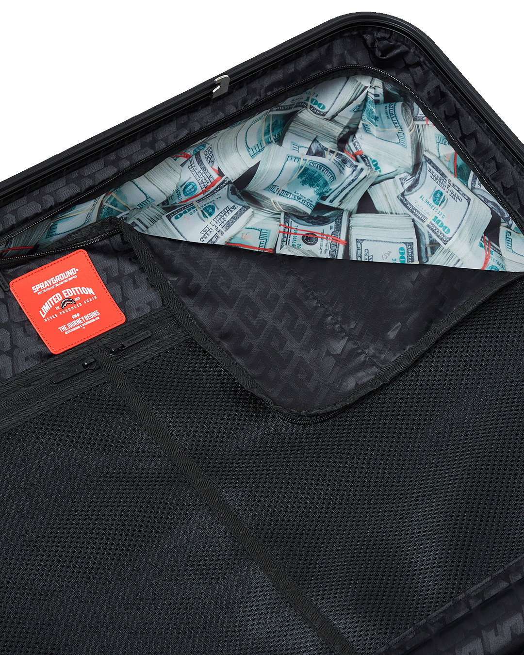 REALITY CHECK SHARKITECTURE FULL-SIZE JETBLACK LUGGAGE GOLD HARDWARE - Image 17