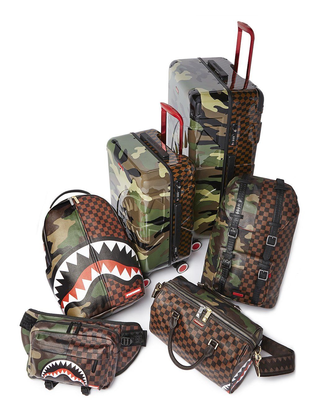JUNGLE PARIS 215 CARRY-ON SHARKITECTURE LUGGAGE - Image 20