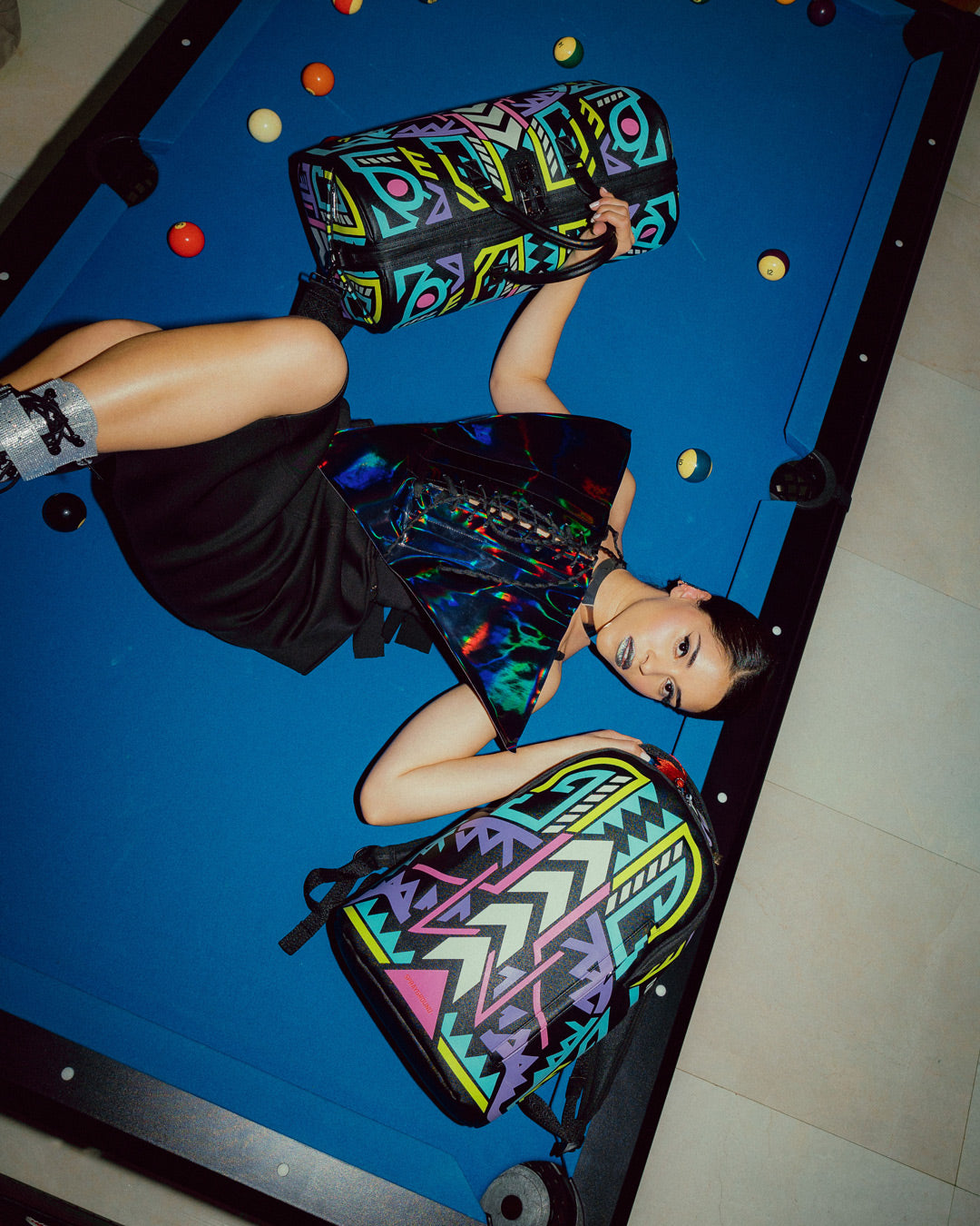 AI PATH TO THE FUTURE III DUFFLE - SANDFLOWER COLLAB GLOW IN THE DARK - Image 26