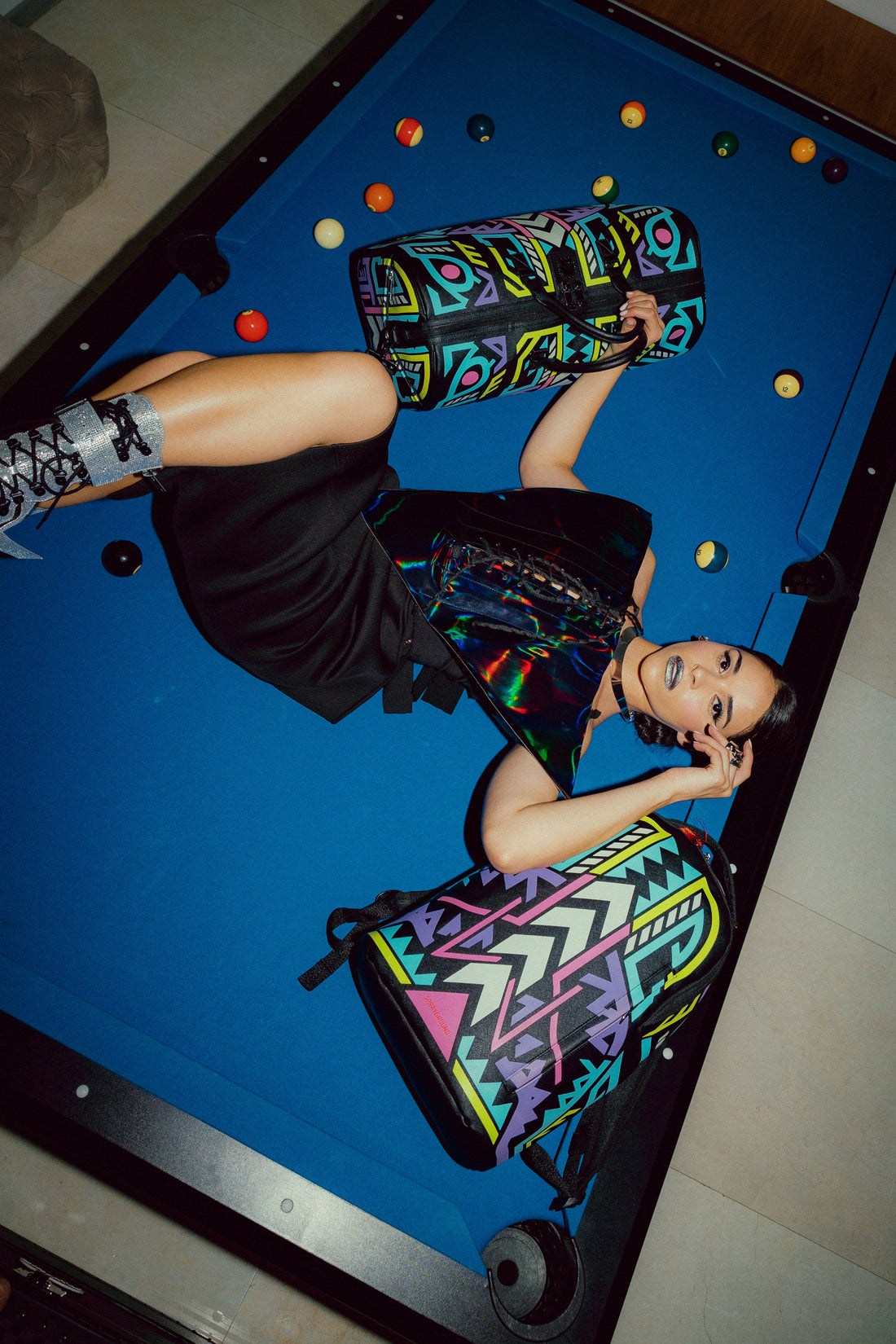 AI PATH TO THE FUTURE III DUFFLE - SANDFLOWER COLLAB GLOW IN THE DARK - Image 27