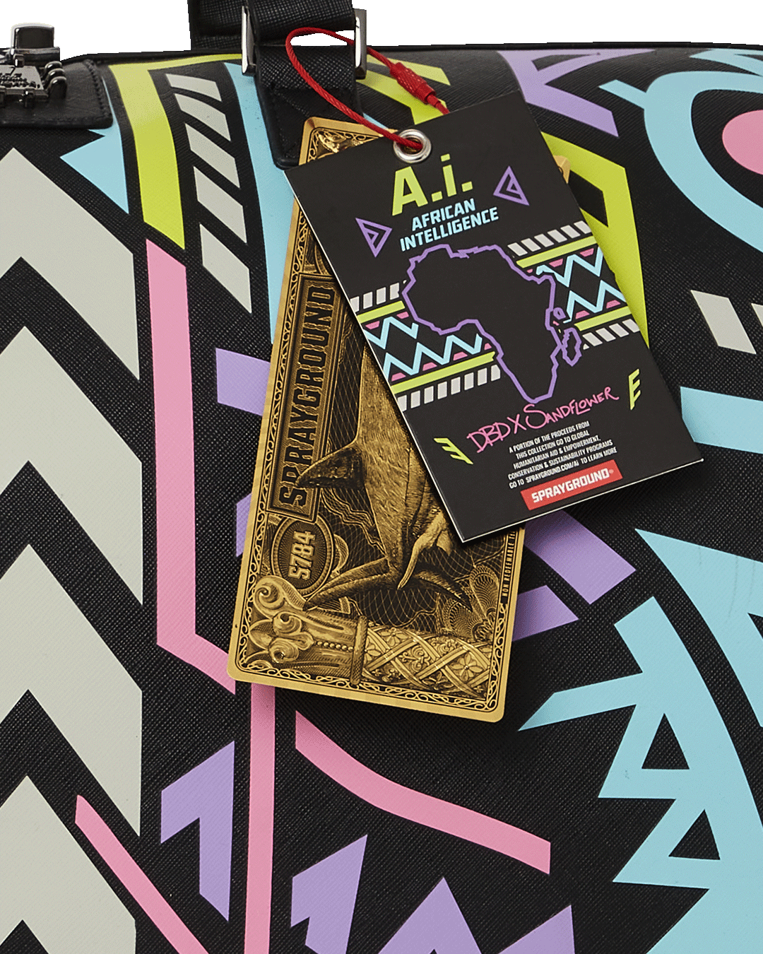 AI PATH TO THE FUTURE III DUFFLE - SANDFLOWER COLLAB GLOW IN THE DARK - Image 31