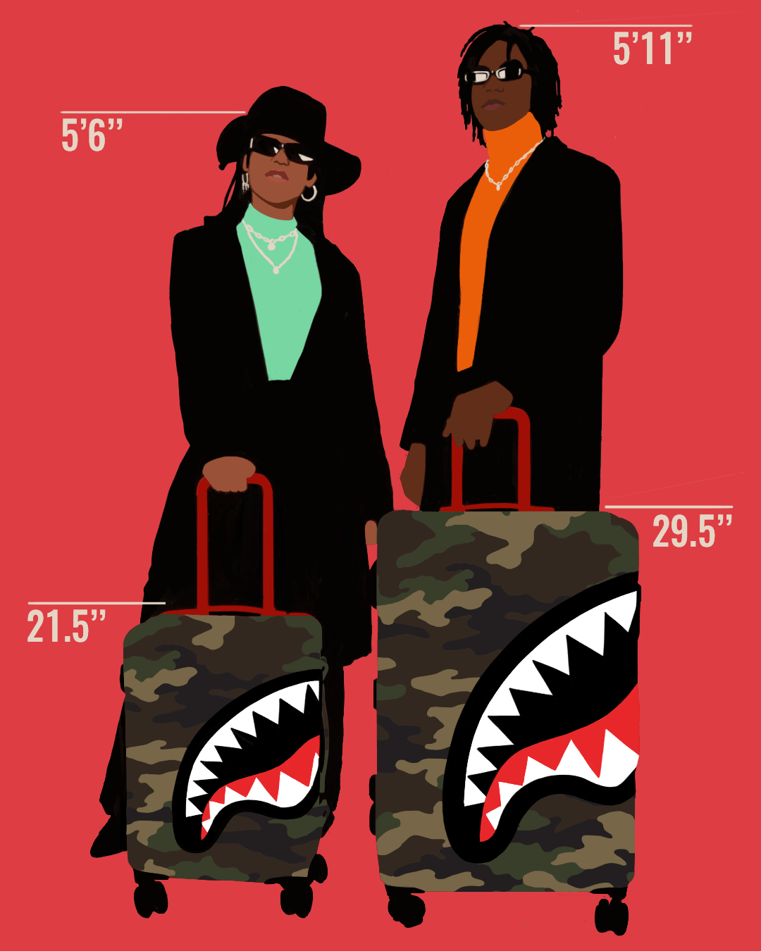 SHARKNAUTICS CAMO 295 FULL-SIZE LUGGAGE - Image 16