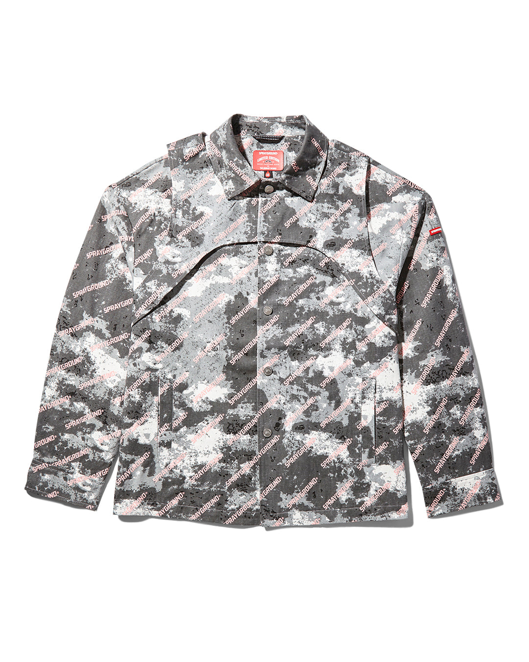 DOUBLE YOKE SNAP FRONT JACKET GREY