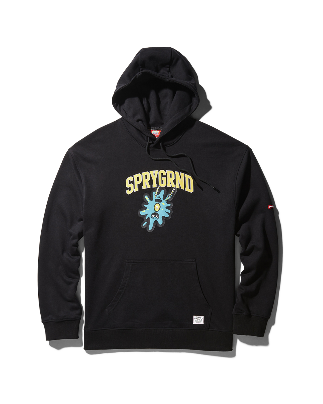 SPONGEBOB SPLAT HOODIE BLACK