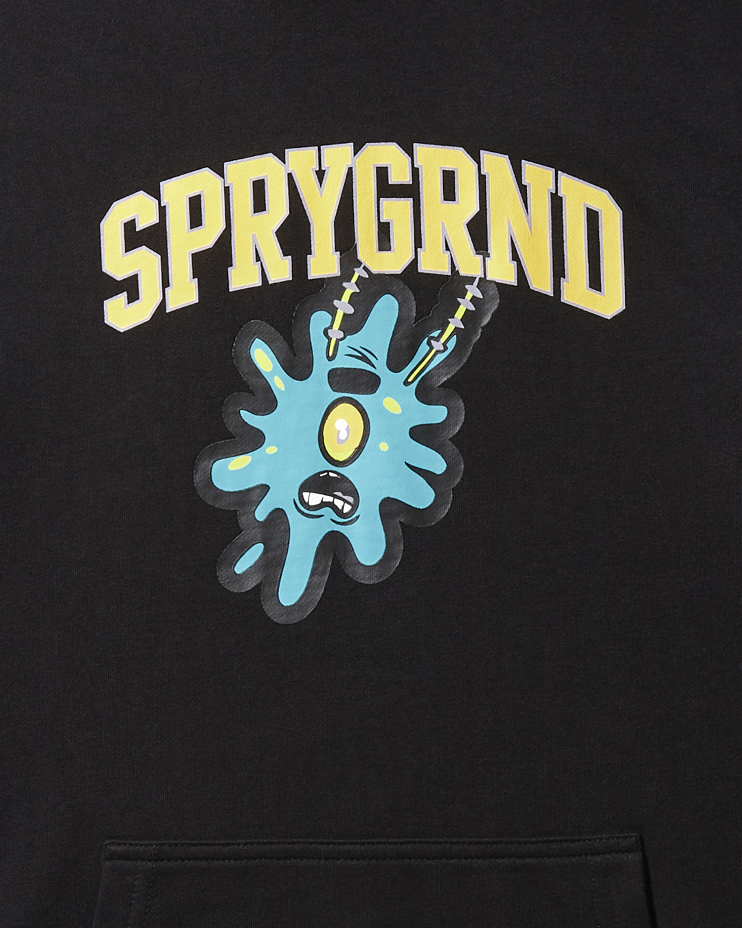 SPONGEBOB SPLAT HOODIE BLACK - Image 3