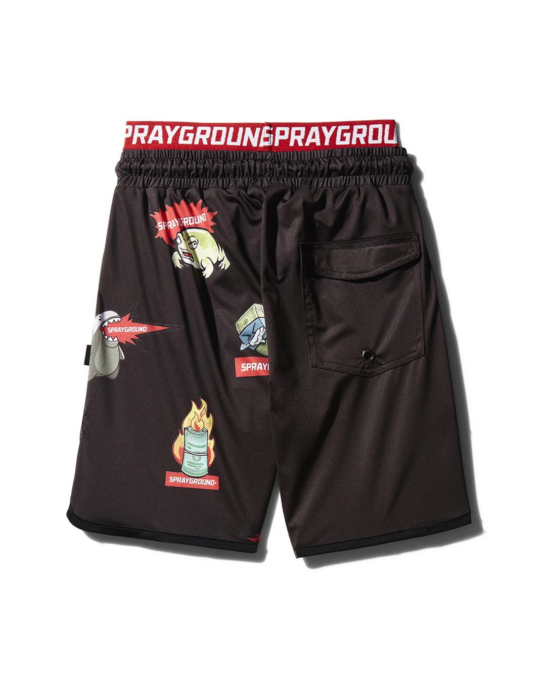 KIDS PATCH ALL-IN SWIM TRUNKS BLACK - Image 2