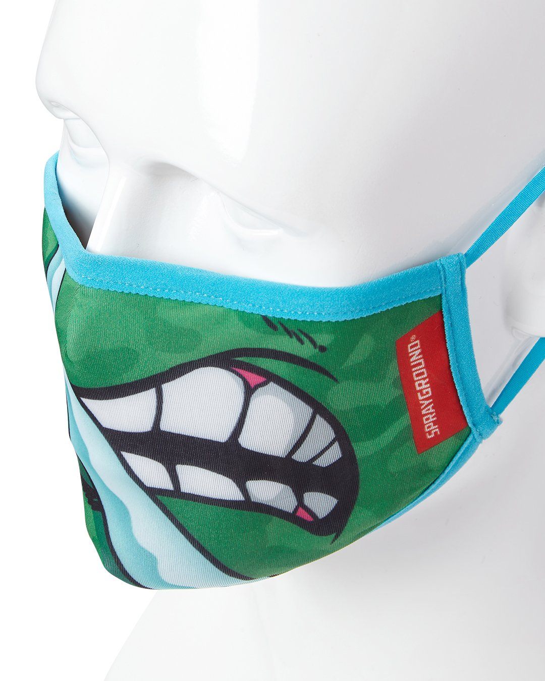 ADULT TMNT LEONARDO SHARK FORM FITTING FACE-COVERING - Image 3