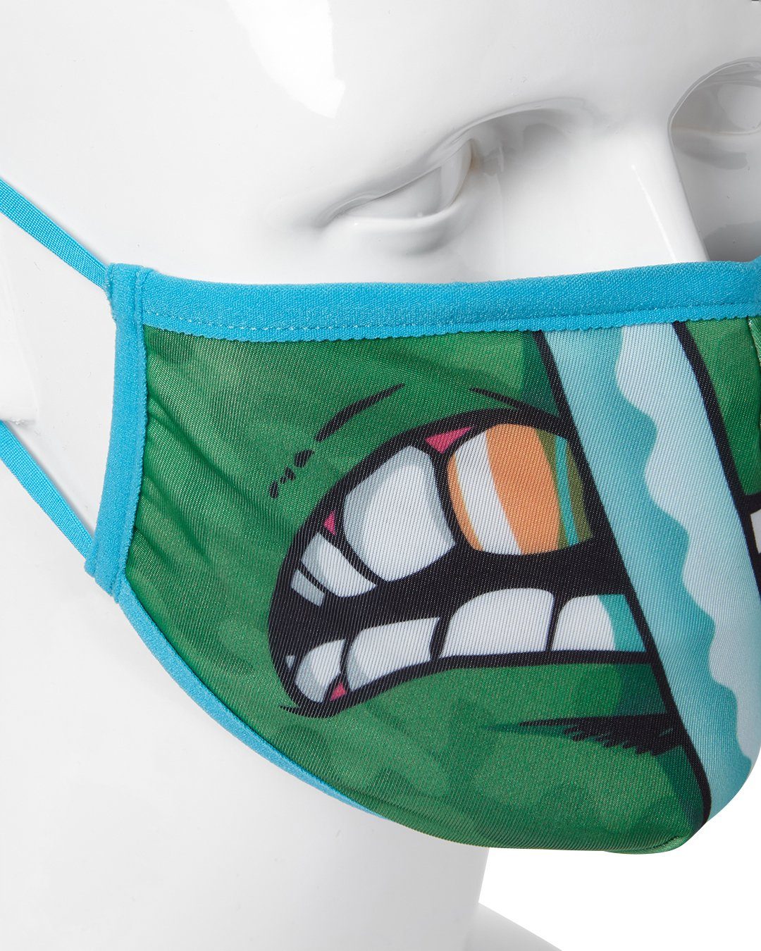 ADULT TMNT LEONARDO SHARK FORM FITTING FACE-COVERING - Image 4