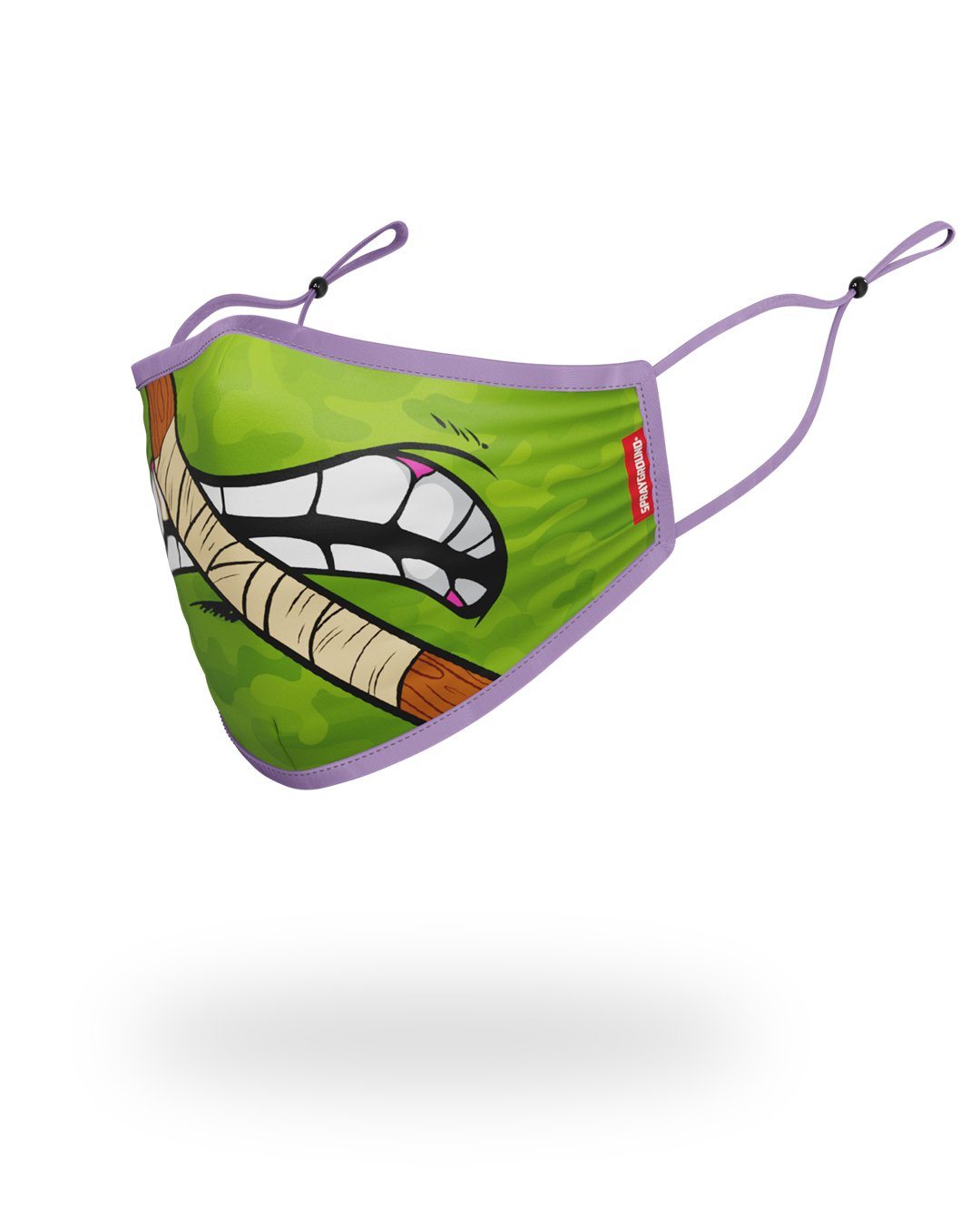 ADULT TMNT DONATELLO SHARK FORM FITTING FACE-COVERING - Image 2