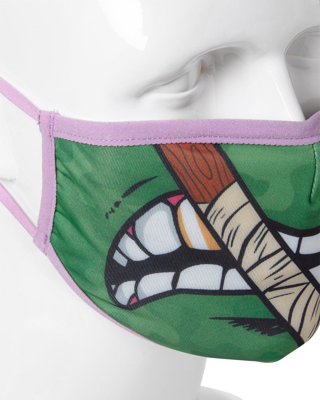 ADULT TMNT DONATELLO SHARK FORM FITTING FACE-COVERING - Image 4