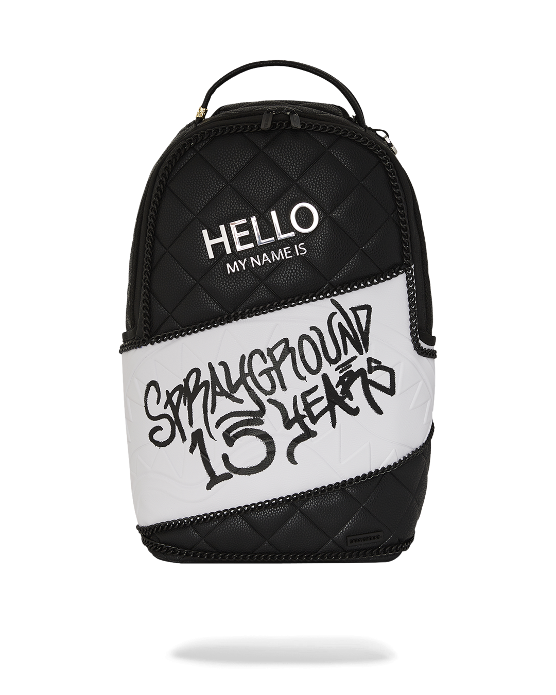 HELLO MY NAME IS 15 YEARS QUILTED BACKPACK SUPER RARE