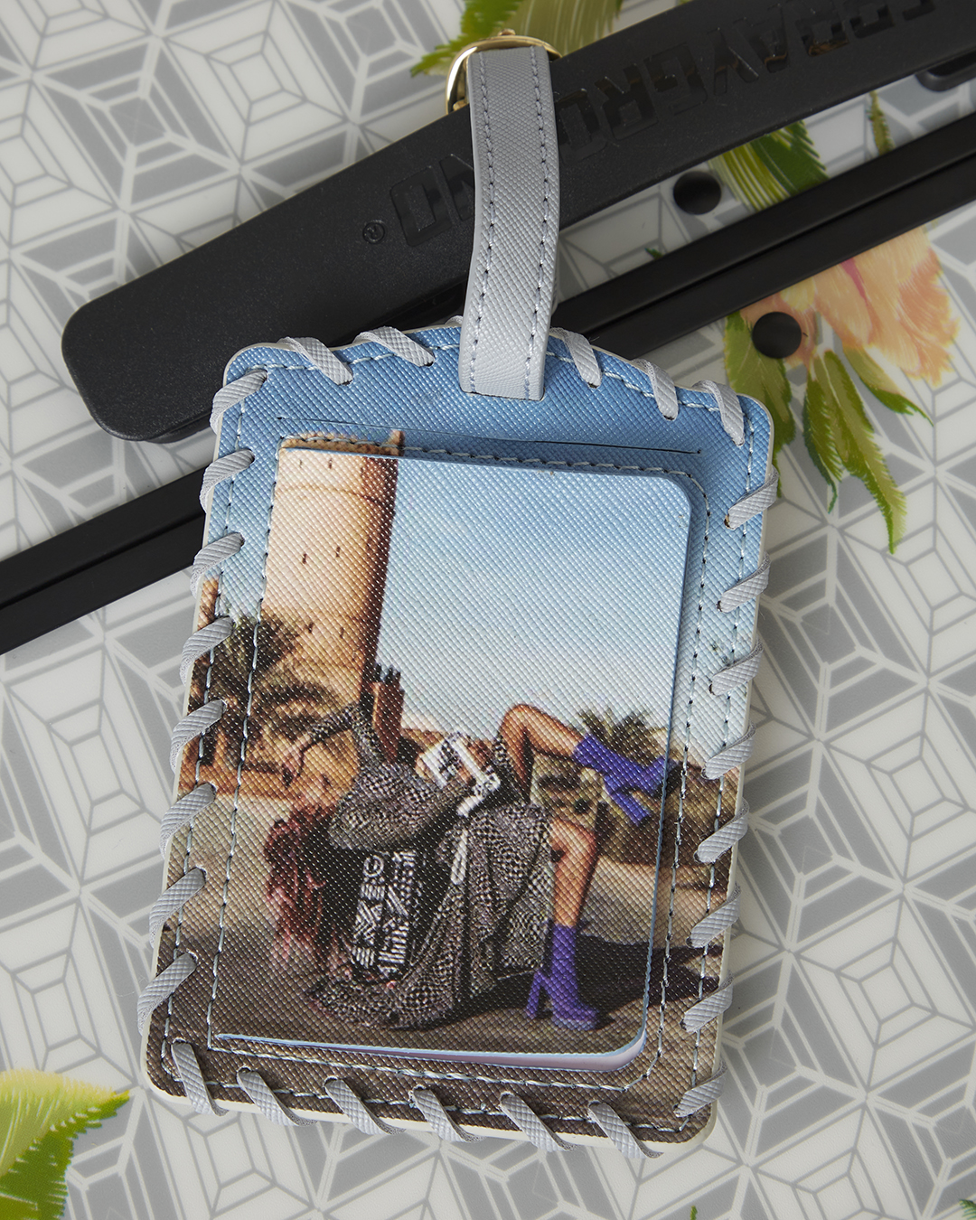 AI AFRICAN INTELLIGENCE ELEGANT ENERGY SHARKITECTURE FULL SIZE LUGGAGE - SANDFLOWER COLLAB - Image 18