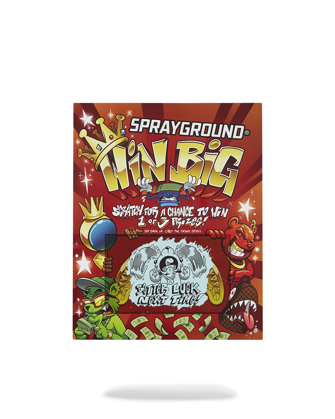 SPRAYGROUND SCRATCH OFF PLAYING CARD - WIN A BACKPACK MONEYBEAR OR LUGGAGE - Image 8