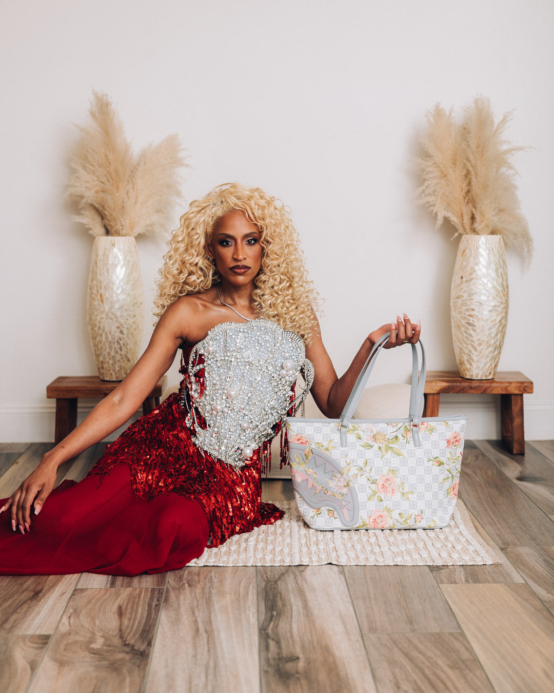 AI AFRICAN INTELLIGENCE ELEGANT ENERGY TOTE - SANDFLOWER COLLAB - Image 2