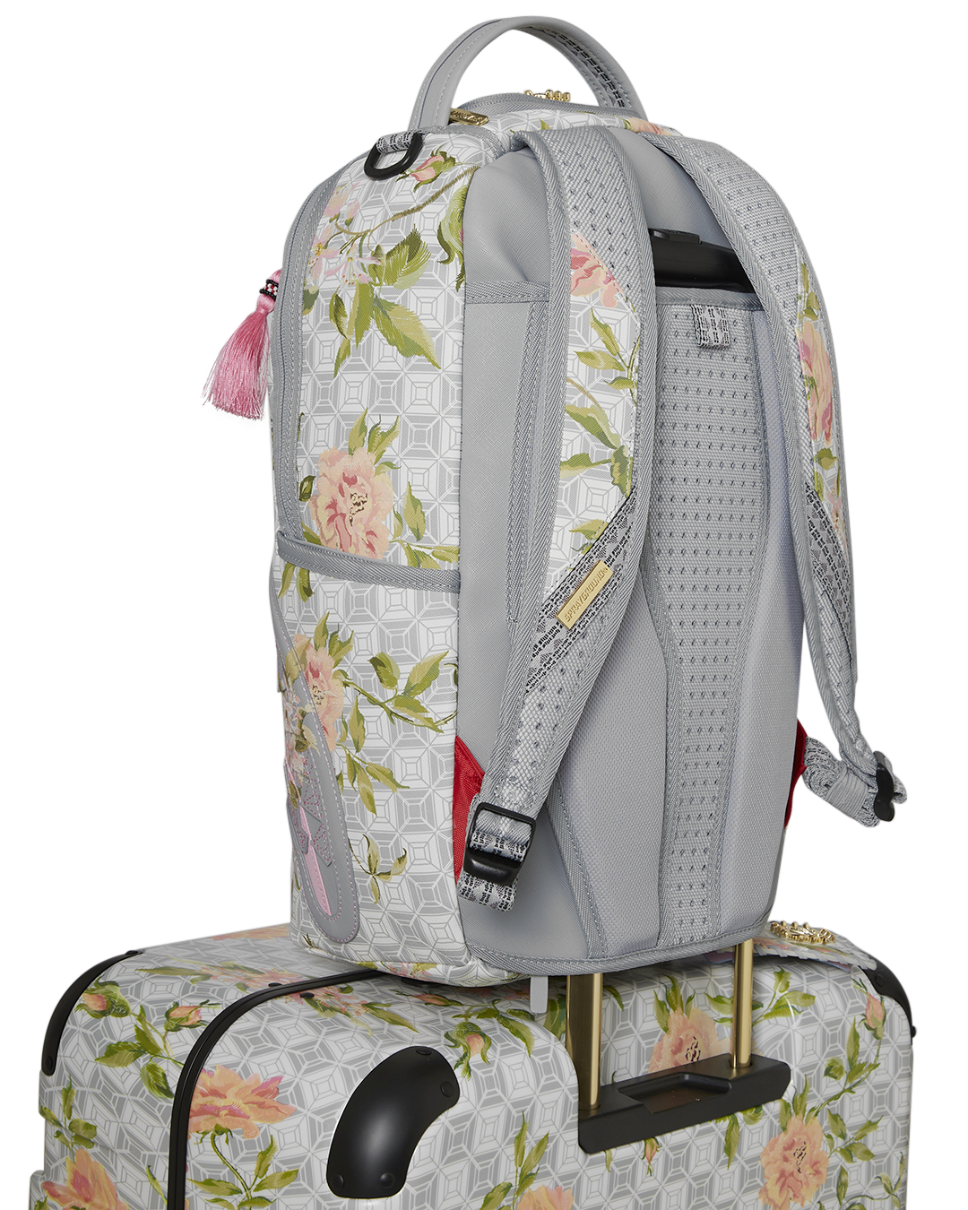 AI AFRICAN INTELLIGENCE ELEGANT ENERGY SHARKITECTURE FULL SIZE LUGGAGE - SANDFLOWER COLLAB - Image 10