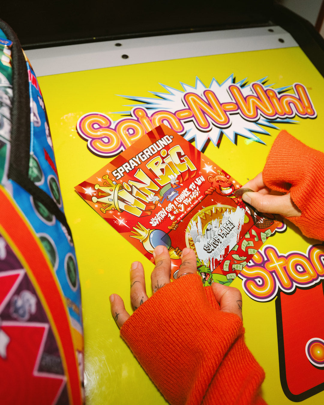 SPRAYGROUND SCRATCH OFF PLAYING CARD - WIN A BACKPACK MONEYBEAR OR LUGGAGE - Image 4