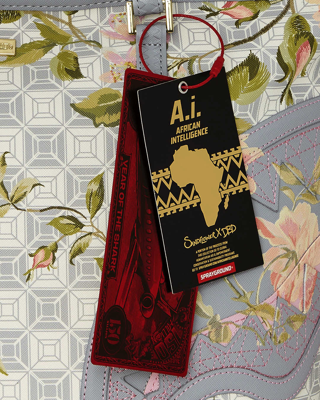 AI AFRICAN INTELLIGENCE ELEGANT ENERGY TOTE - SANDFLOWER COLLAB - Image 11