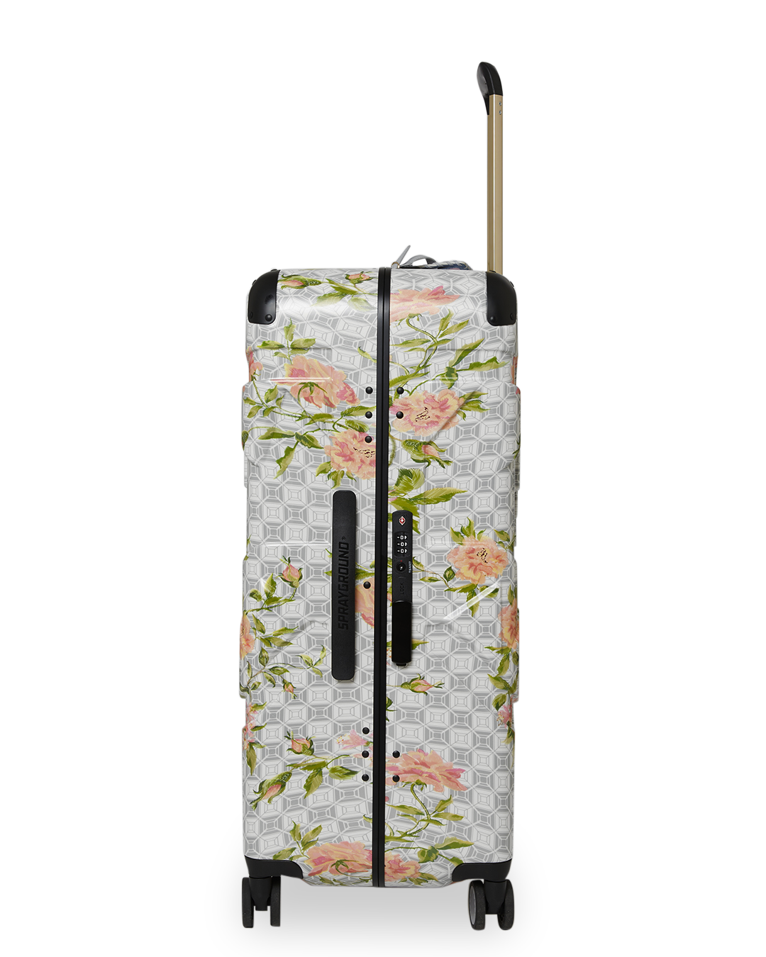 AI AFRICAN INTELLIGENCE ELEGANT ENERGY SHARKITECTURE FULL SIZE LUGGAGE - SANDFLOWER COLLAB - Image 5