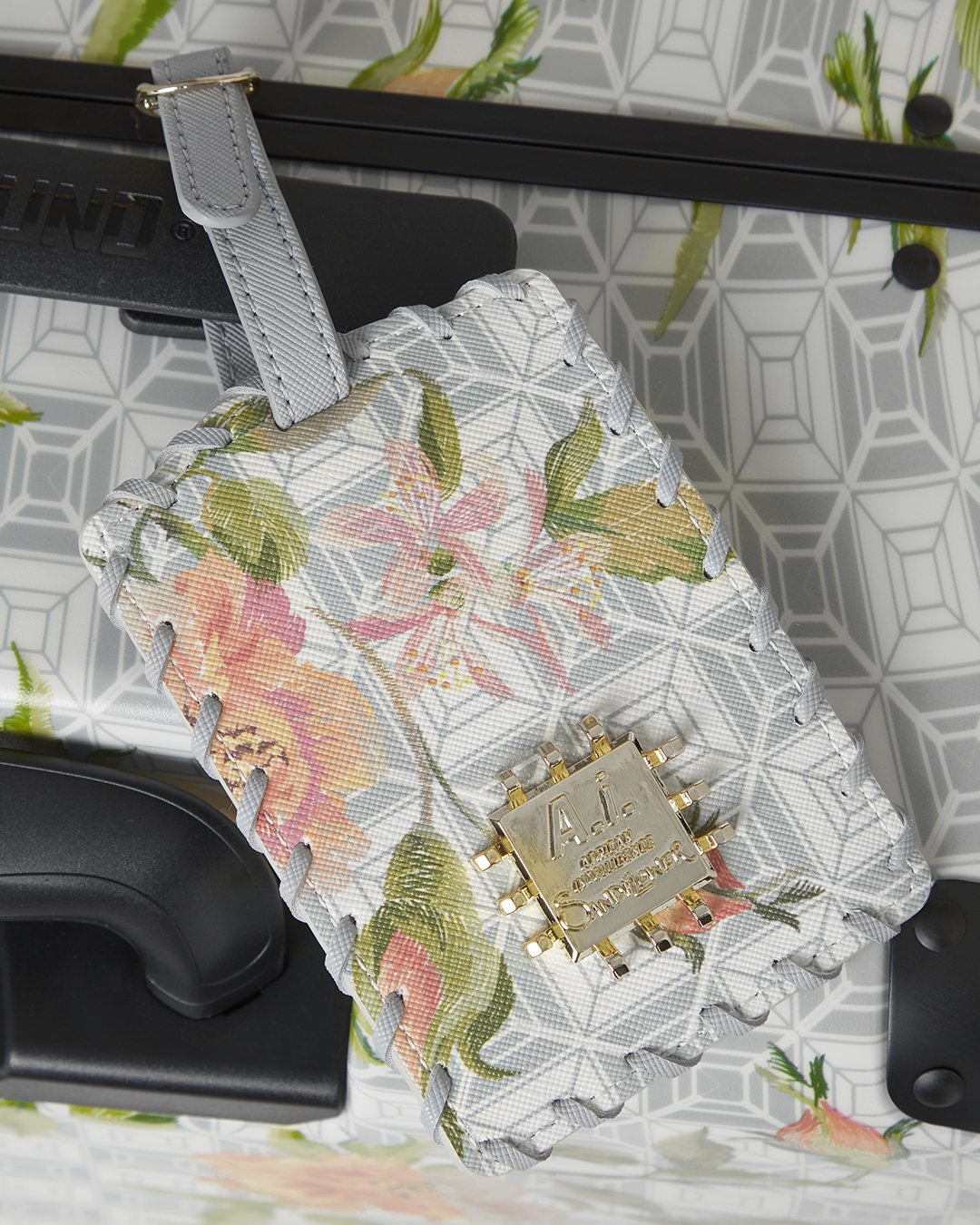AI AFRICAN INTELLIGENCE ELEGANT ENERGY SHARKITECTURE FULL SIZE LUGGAGE - SANDFLOWER COLLAB - Image 17
